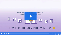 Remote Learning Resources: Leveled Literacy Intervention, Orange, Green, Blue, Red